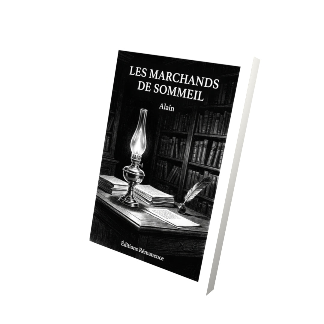 Livre Les Marchands de sommeil par Alain - Vue 3D - Editions Remanence