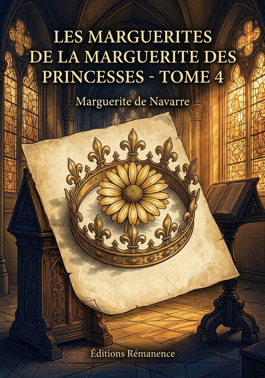 Livre Les Marguerites de la Marguerite des Princesses - Tome 4 par Marguerite de Navarre - Couverture - Editions Remanence