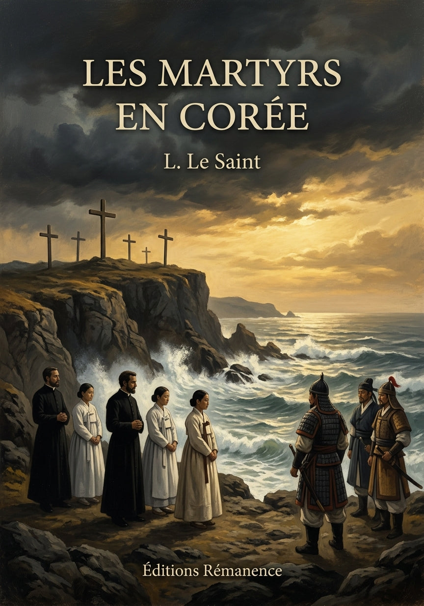Livre Les Martyrs en Corée par L. Le Saint - Couverture - Editions Remanence
