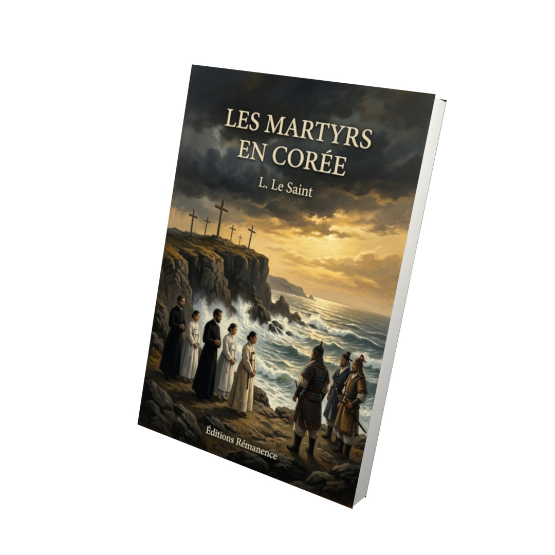 Livre Les Martyrs en Corée par L. Le Saint - Vue 3D - Editions Remanence