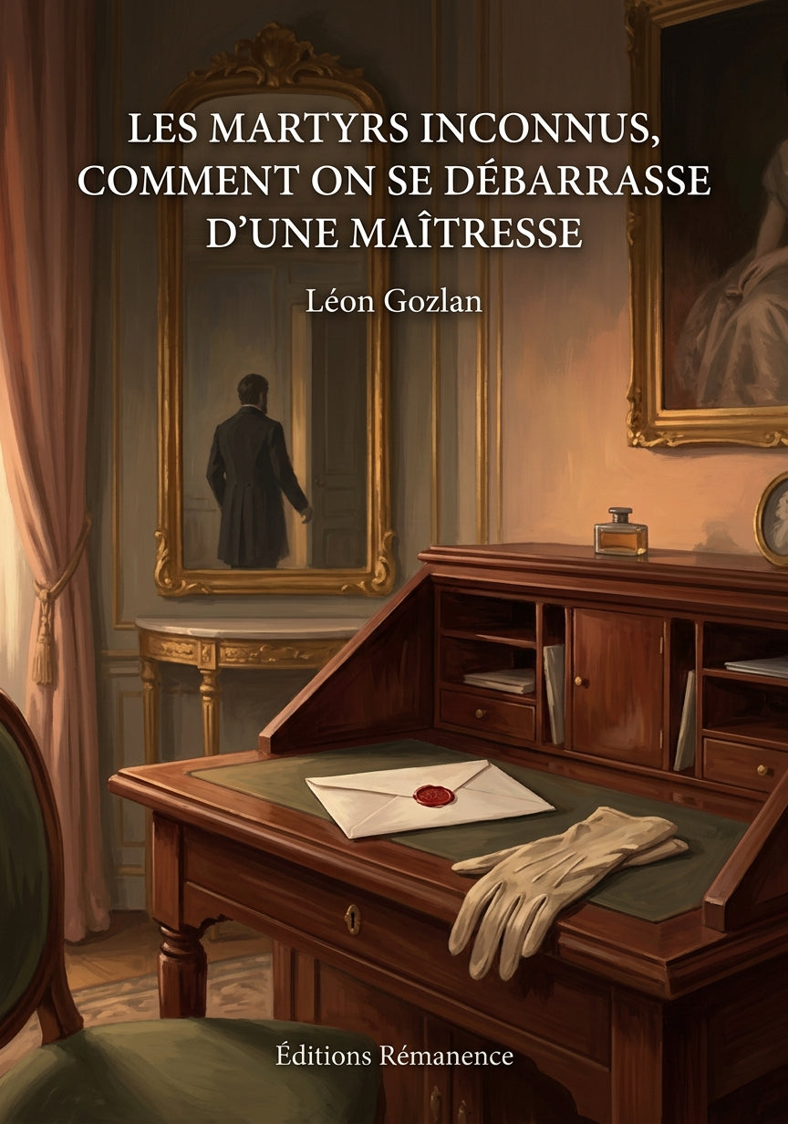 Livre Les martyrs inconnus, Comment on se débarrasse d'une maîtresse par Léon Gozlan - Couverture - Editions Remanence