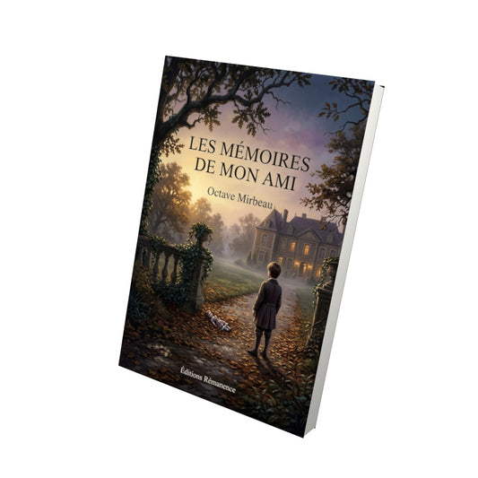 Livre Les Mémoires de mon ami par Octave Mirbeau - Vue 3D - Editions Remanence