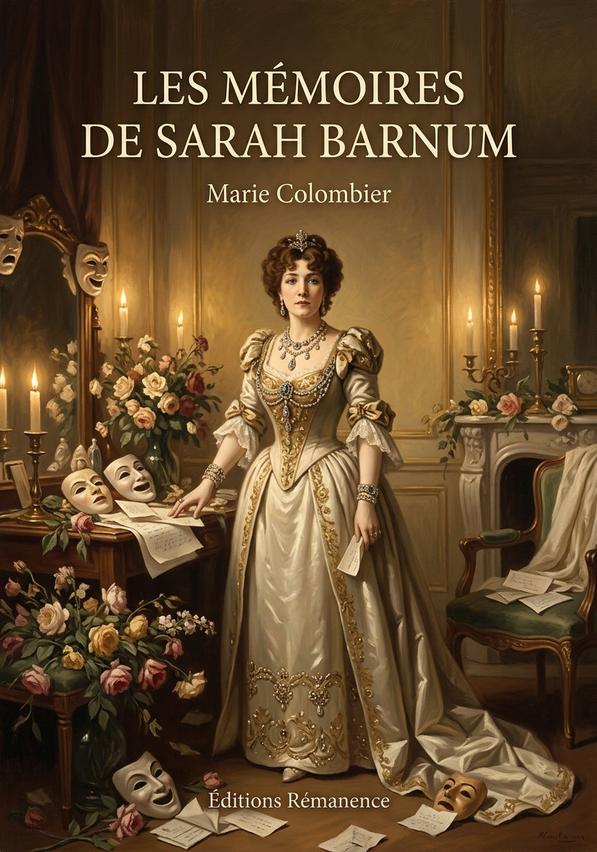Livre Les Mémoires de Sarah Barnum par Marie Colombier - Couverture - Editions Remanence