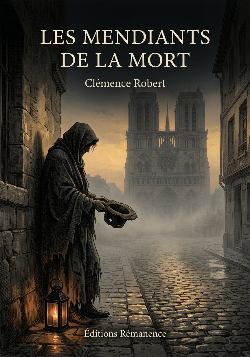 Livre Les Mendiants de la mort par Clémence Robert - Couverture - Editions Remanence