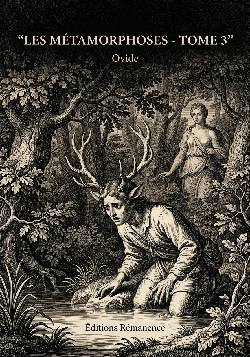 Livre Les Métamorphoses - Tome 3 par Ovide - Couverture - Editions Remanence