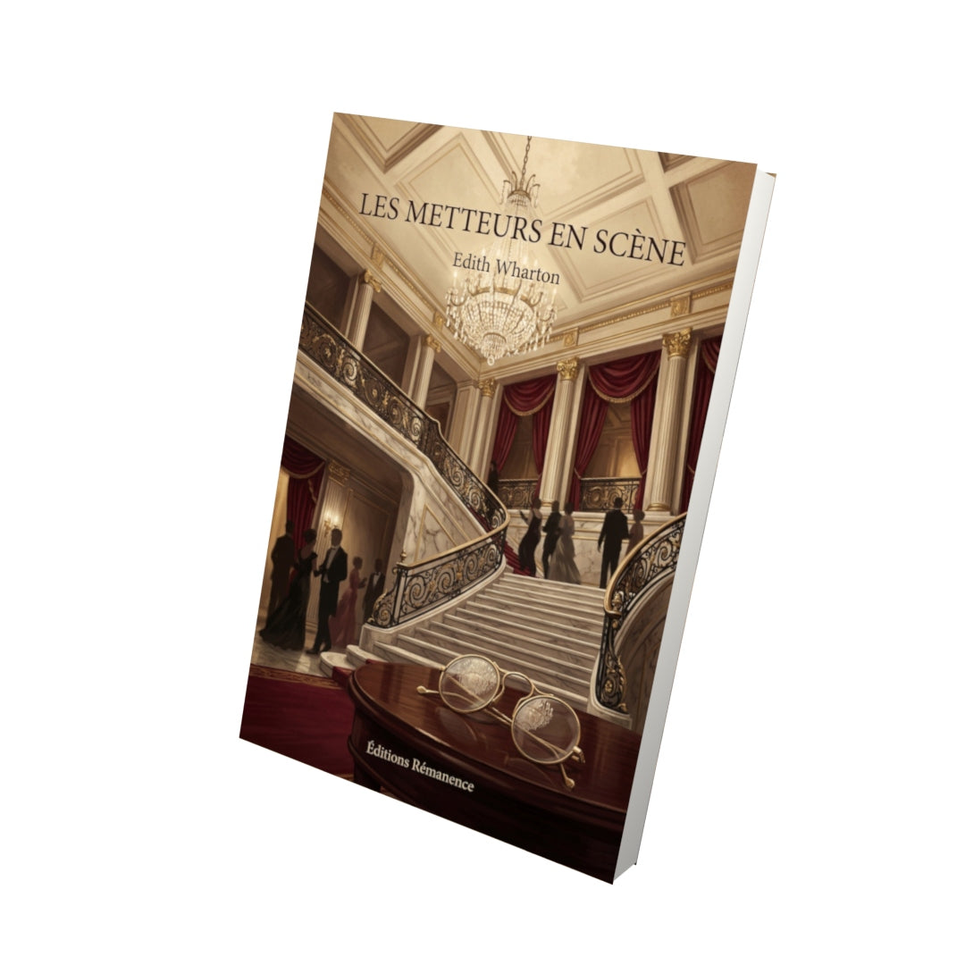Livre Les metteurs en scène - Edith Wharton - Vue 3D - Editions Remanence