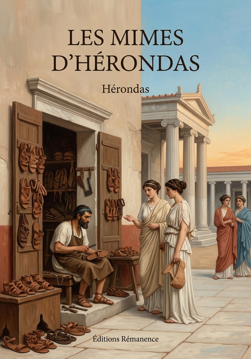 Livre Les Mimes d’Hérondas par Hérondas - Couverture - Editions Remanence