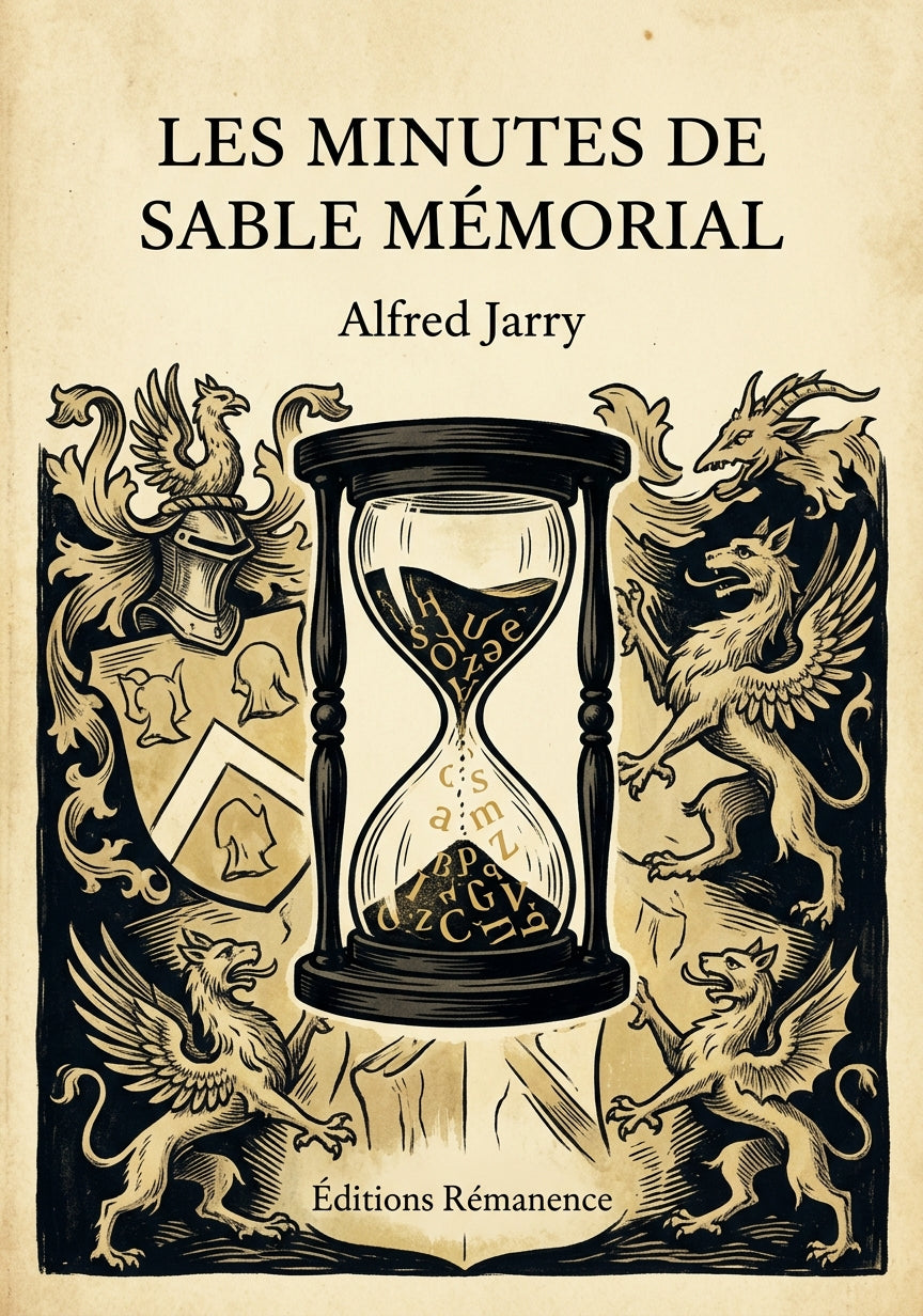 Livre Les Minutes de sable mémorial par Alfred Jarry - Couverture - Editions Remanence