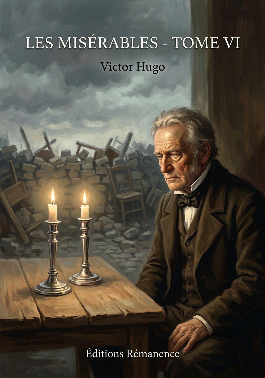 Livre Les Misérables - Tome VI par Victor Hugo - Couverture - Editions Remanence