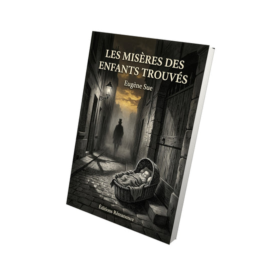 Livre Les misères des enfants trouvés par Eugène Sue - Vue 3D - Editions Remanence