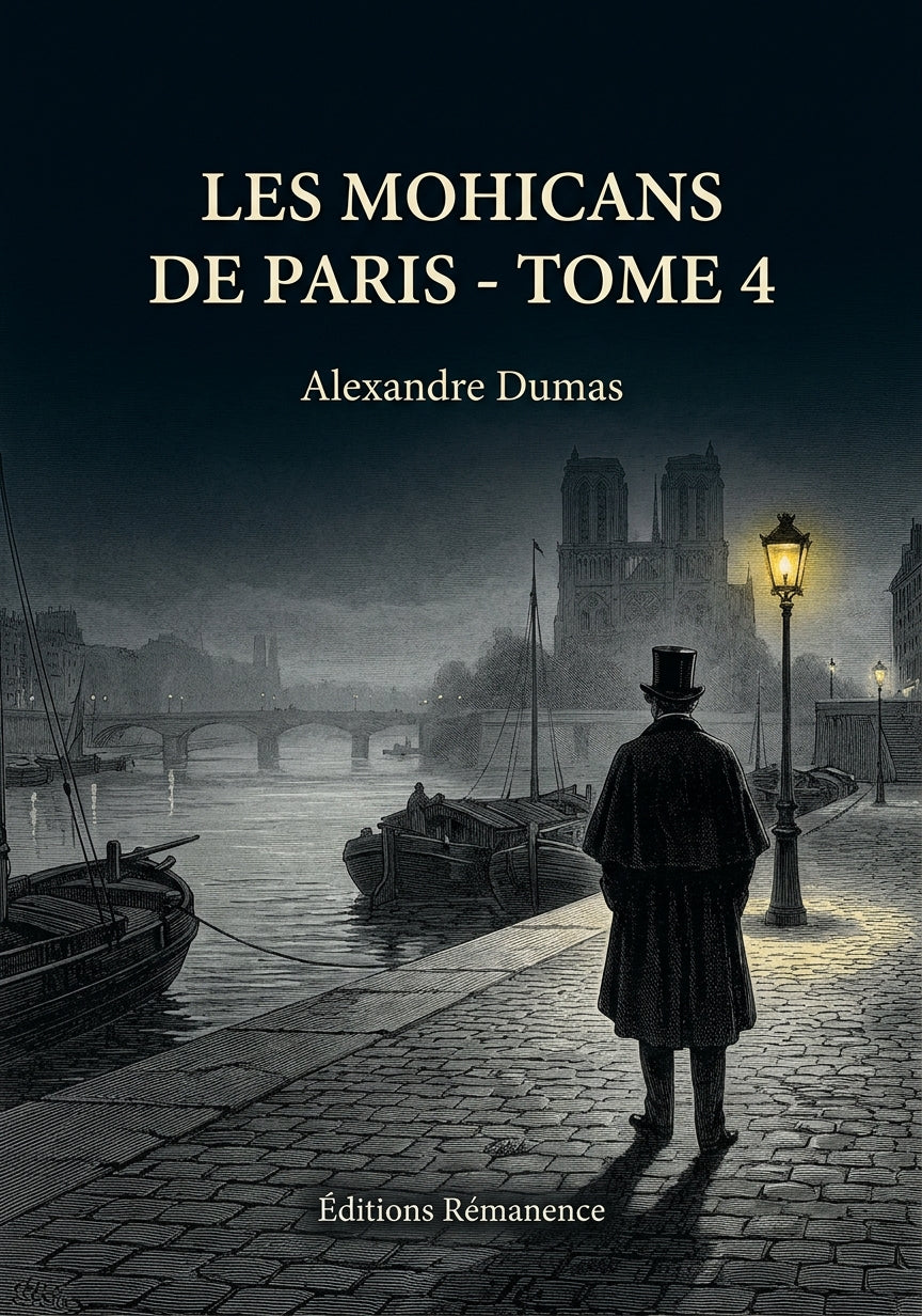 Livre Les Mohicans de Paris - Tome 4 par Alexandre Dumas - Couverture - Editions Remanence