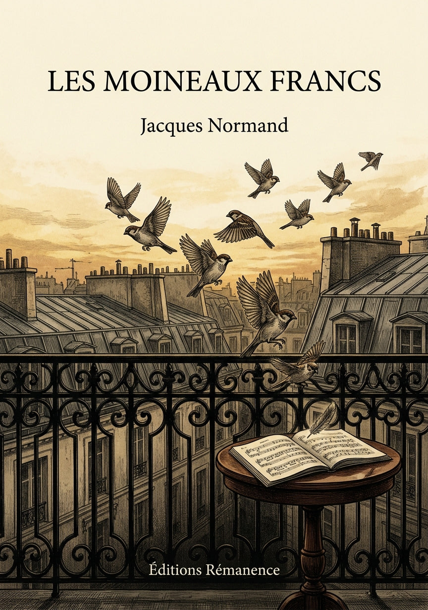Livre Les Moineaux francs par Jacques Normand - Couverture - Editions Remanence