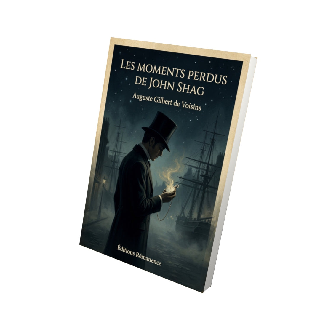 Livre Les moments perdus de John Shag - Auguste Gilbert de Voisins - Vue 3D - Editions Remanence