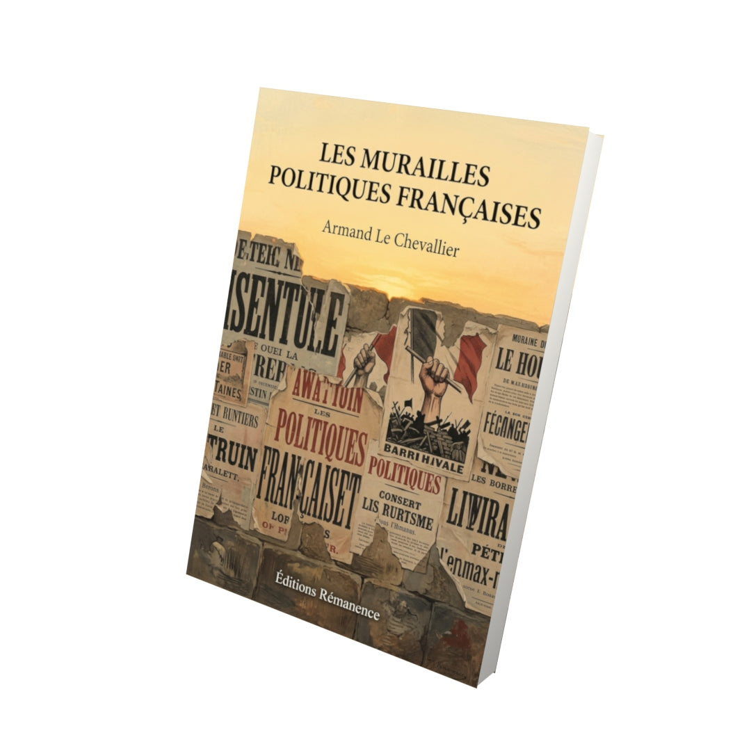 Livre Les Murailles politiques françaises par Armand Le Chevallier - Vue 3D - Editions Remanence