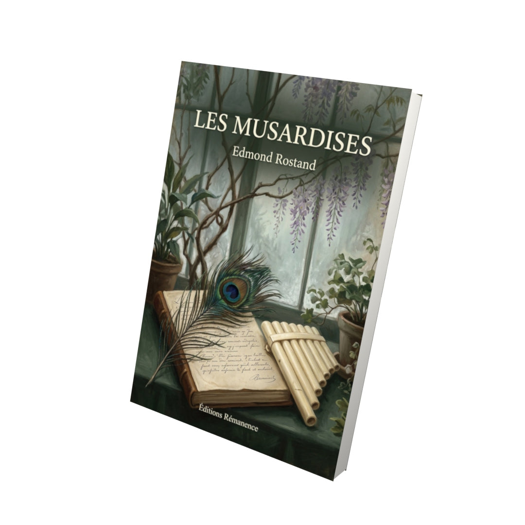Livre Les Musardises - Edmond Rostand - Vue 3D - Editions Remanence