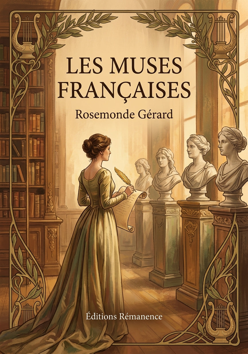 Livre Les Muses françaises par Rosemonde Gérard - Couverture - Editions Remanence