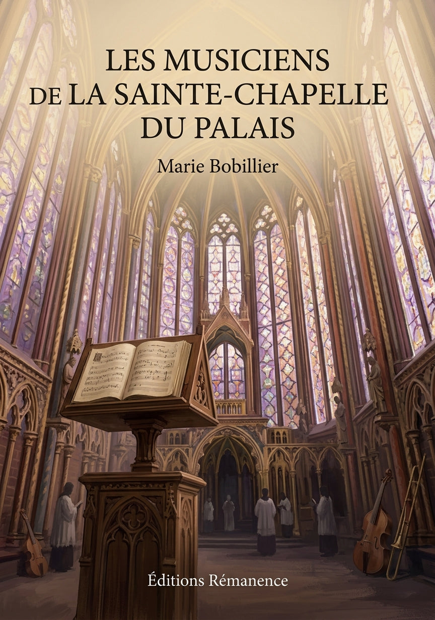 Livre Les Musiciens de la Sainte-Chapelle du Palais par Marie Bobillier - Couverture - Editions Remanence