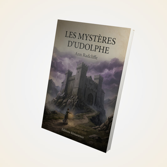 Livre Les mystères d'Udolphe - Ann Radcliffe - Couverture 3D