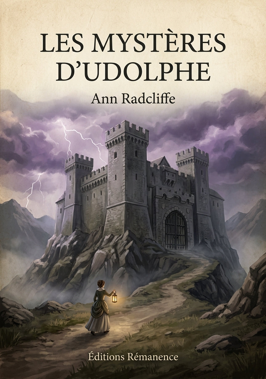 Les mystères d'Udolphe - Ann Radcliffe (Couverture)