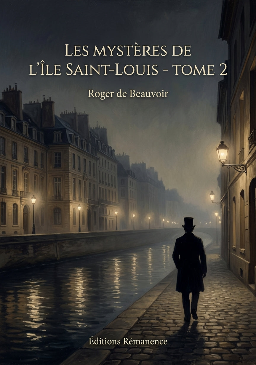 Livre Les mystères de l’île Saint-Louis - Tome 2 par Roger de Beauvoir - Couverture - Editions Remanence