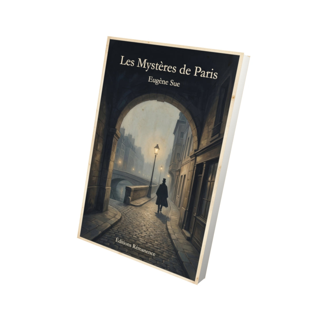 Livre Les Mystères de Paris – Eugène Sue - Vue 3D - Editions Remanence