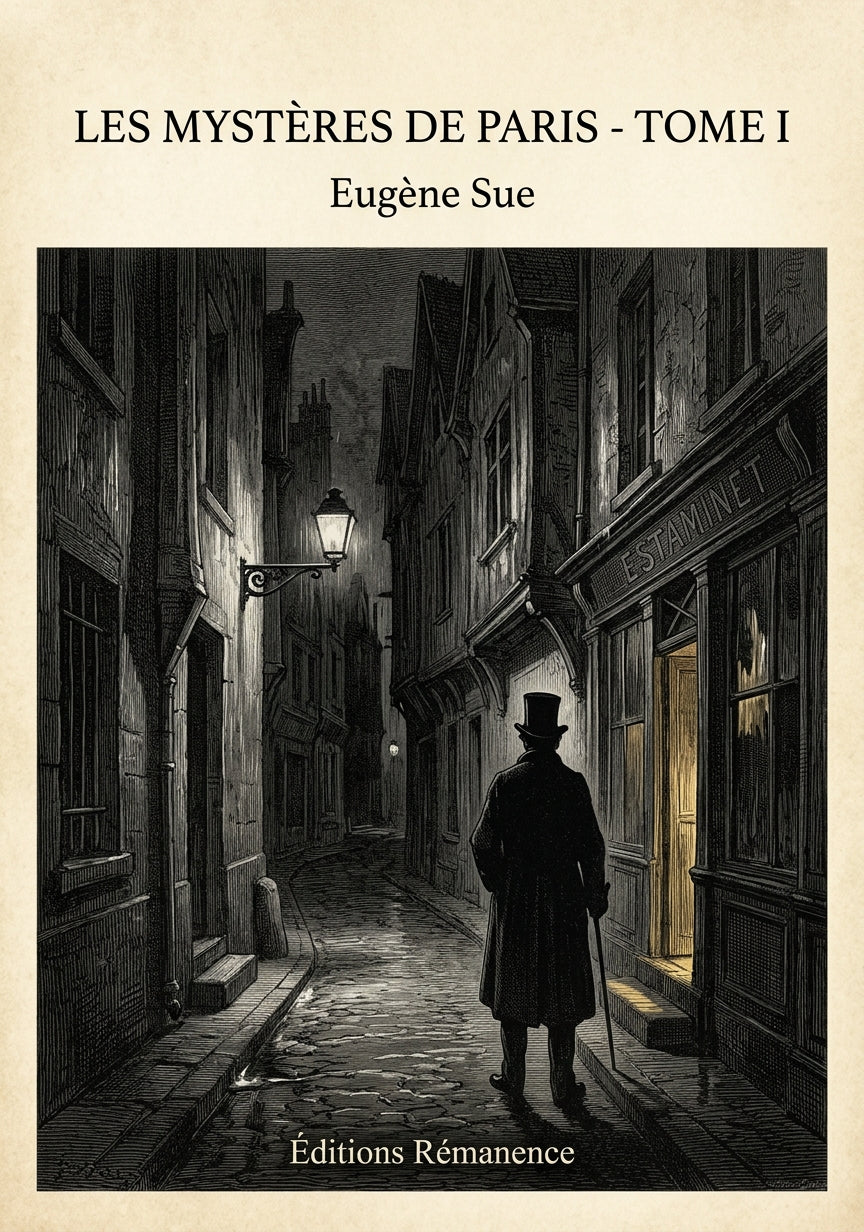 Les mystères de Paris - Tome I - Eugène Sue (Couverture)