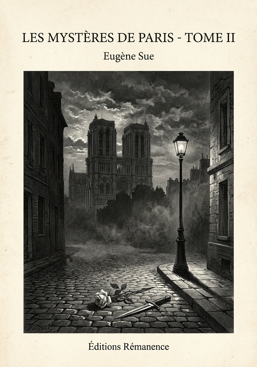 Les mystères de Paris - Tome II - Eugène Sue (Couverture)
