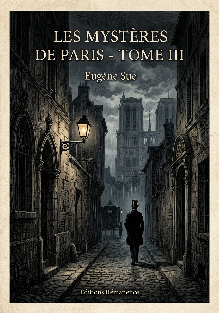Les mystères de Paris - Tome III - Eugène Sue (Couverture)