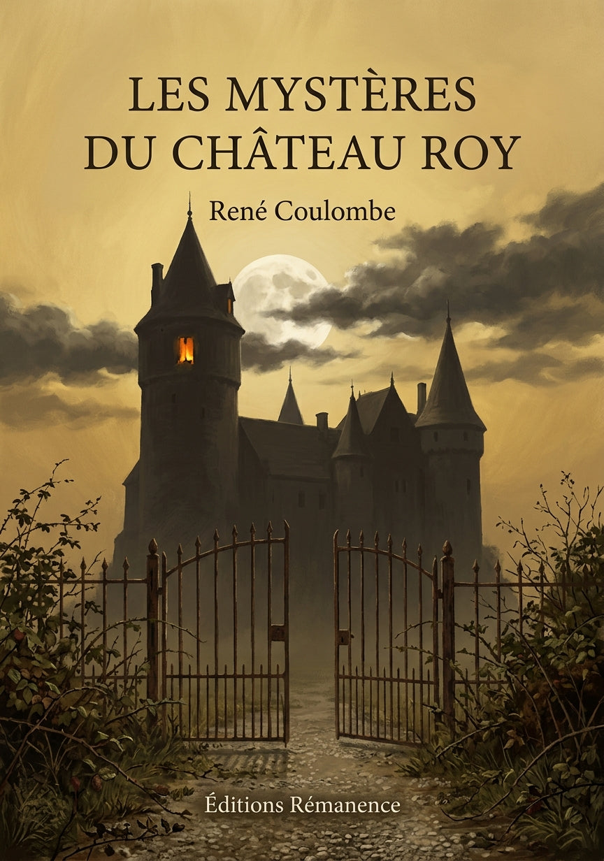 Livre Les mystères du château Roy par René Coulombe - Couverture - Editions Remanence