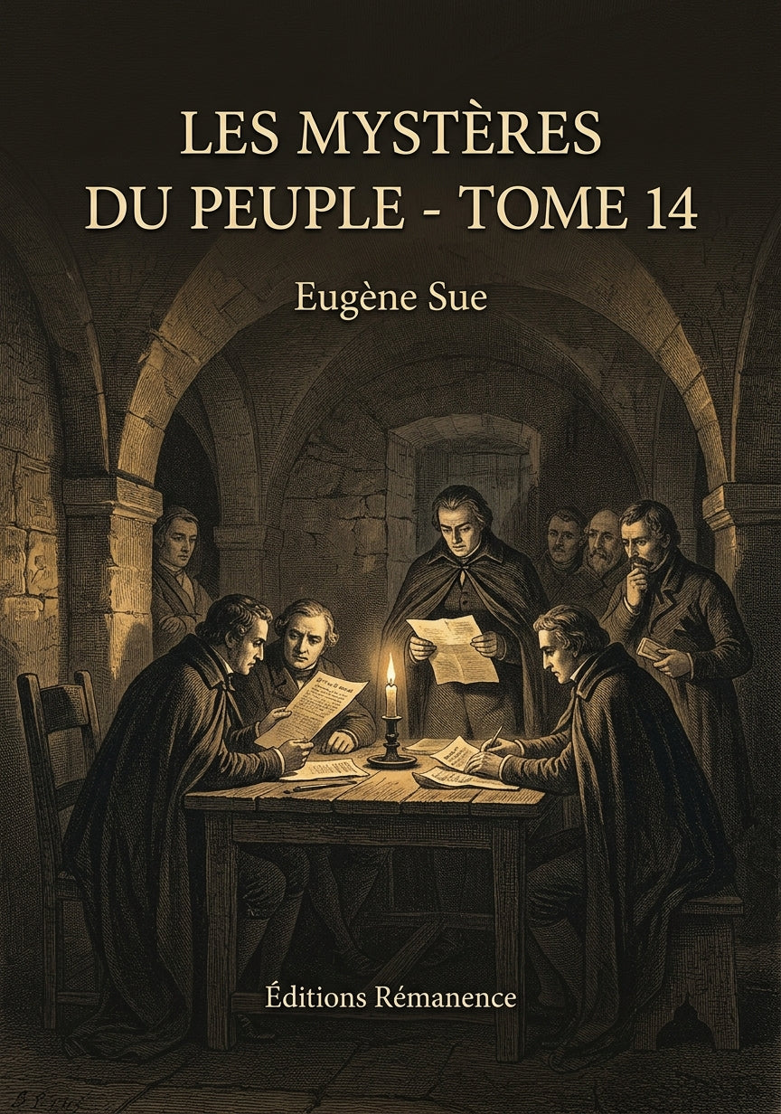 Livre Les Mystères du peuple - Tome 14 par Eugène Sue - Couverture - Editions Remanence