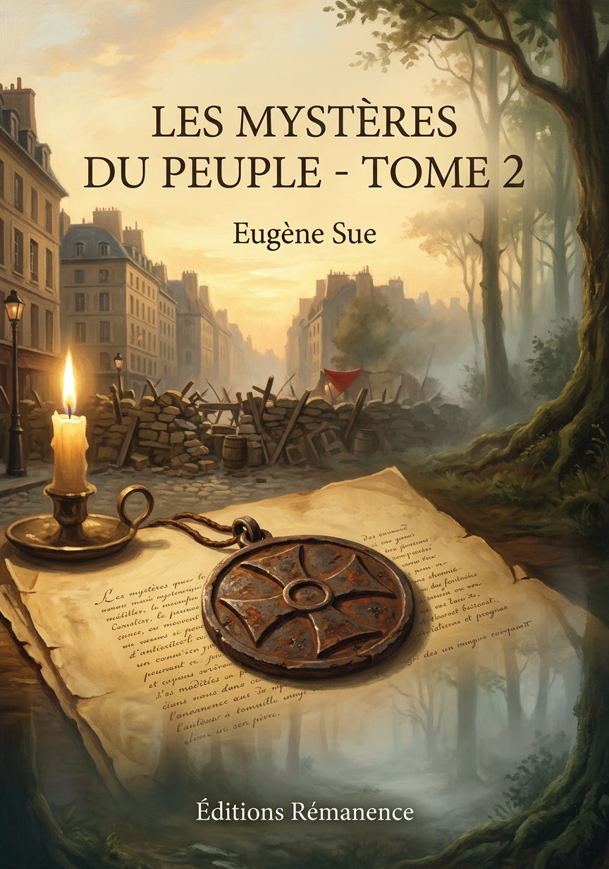 Livre Les Mystères du peuple - Tome 2 par Eugène Sue - Couverture - Editions Remanence