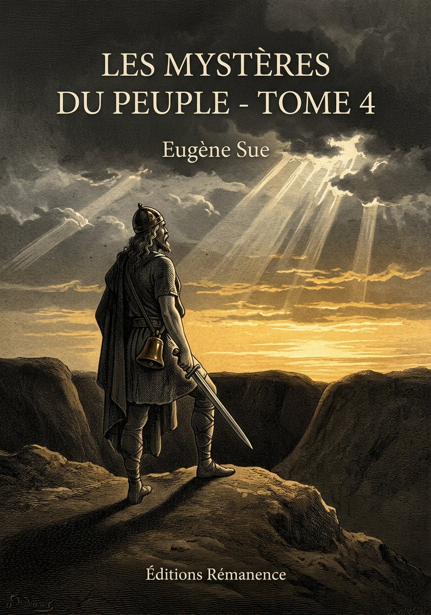 Livre Les Mystères du peuple - Tome 4 par Eugène Sue - Couverture - Editions Remanence