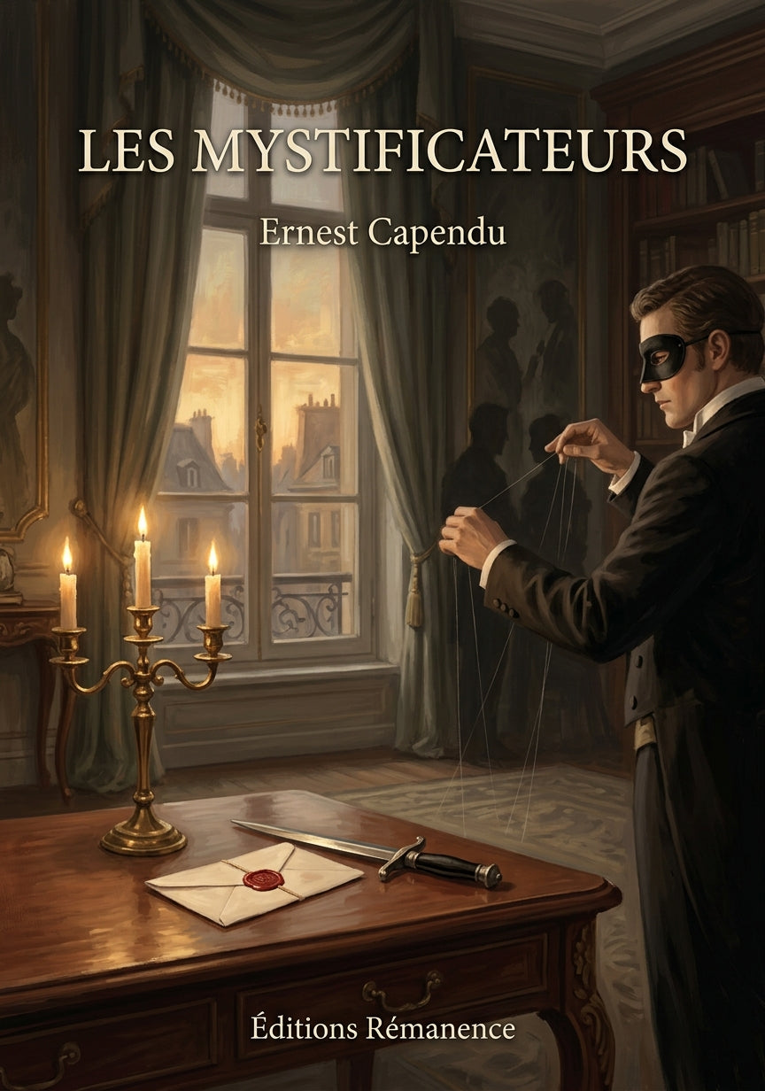 Livre Les Mystificateurs par Ernest Capendu - Couverture - Editions Remanence