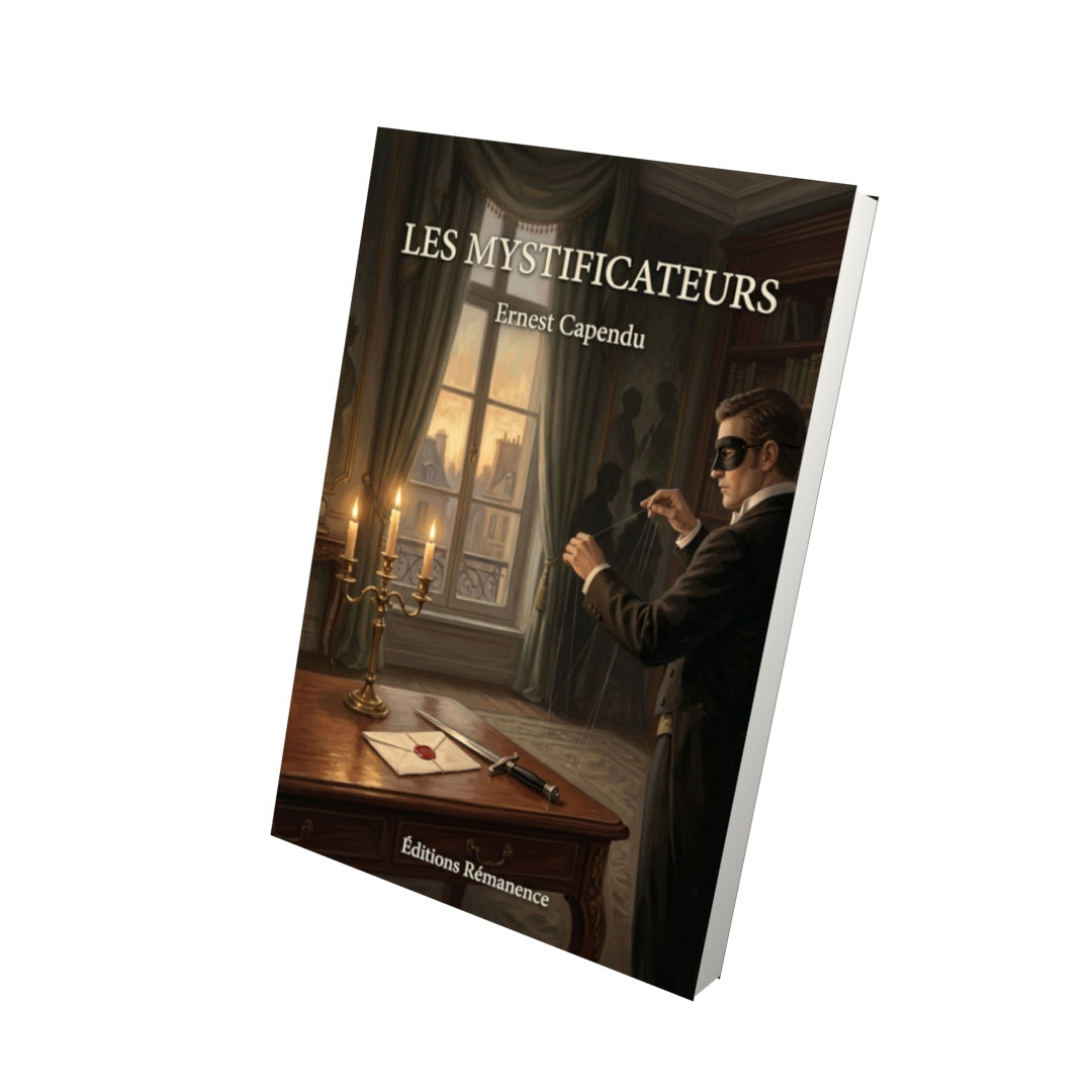 Livre Les Mystificateurs par Ernest Capendu - Vue 3D - Editions Remanence