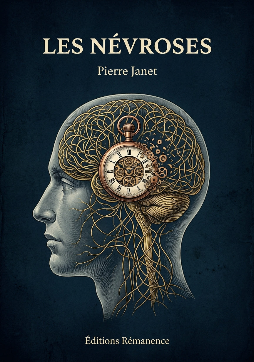 Livre Les Névroses par Pierre Janet - Couverture - Editions Remanence