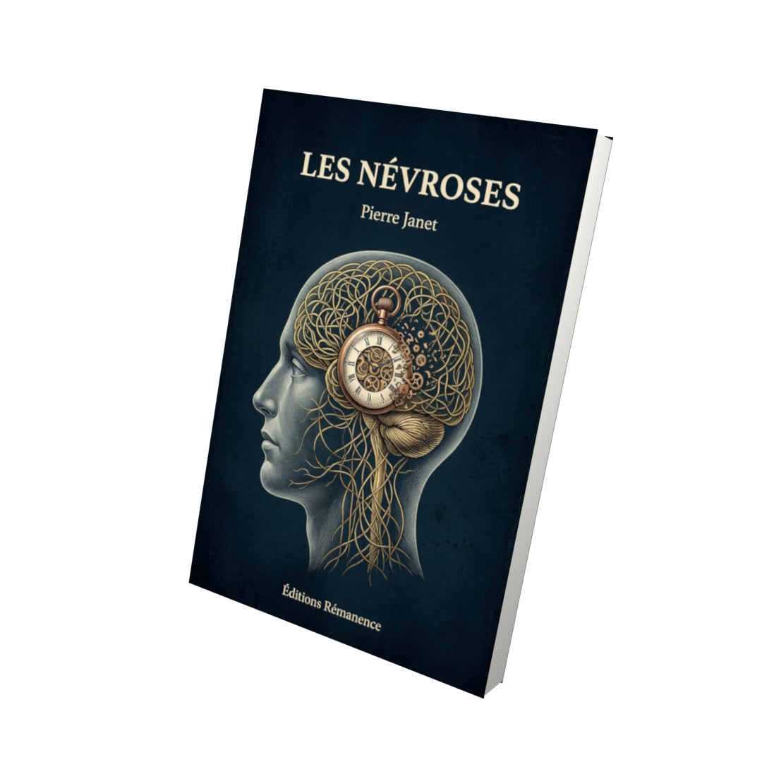 Livre Les Névroses par Pierre Janet - Vue 3D - Editions Remanence