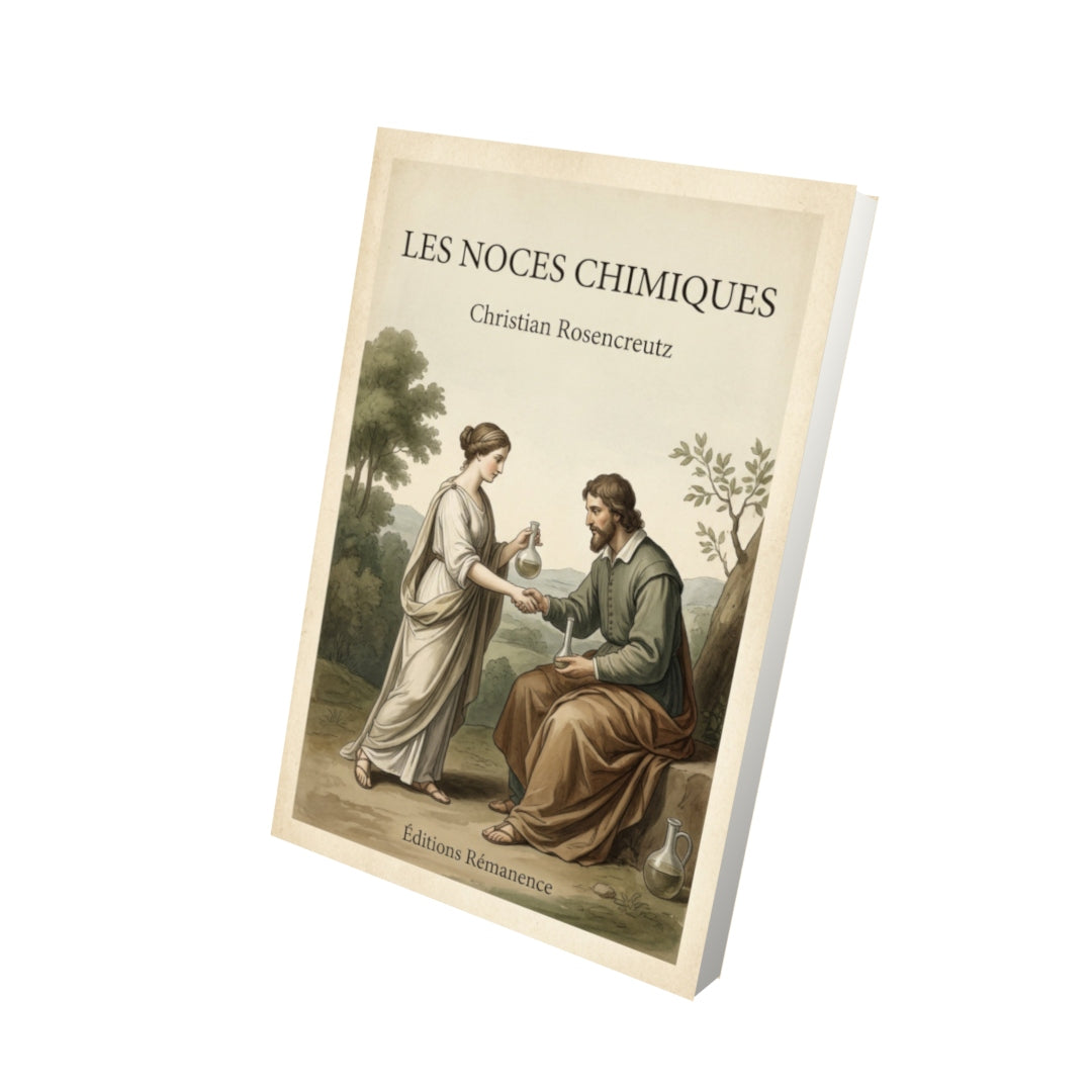 Livre Les Noces Chimiques - Christian Rosencreutz - Vue 3D - Editions Remanence