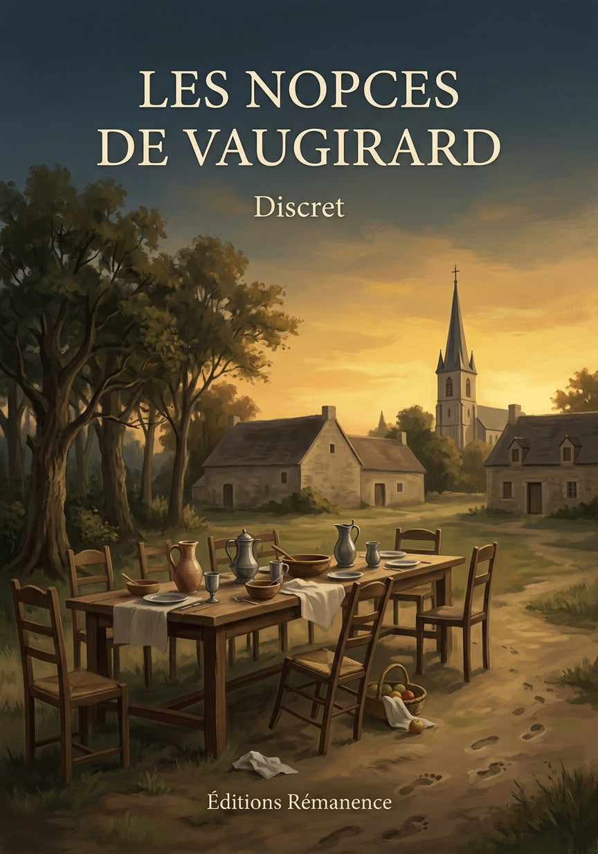 Livre Les nopces de Vaugirard par Discret - Couverture - Editions Remanence
