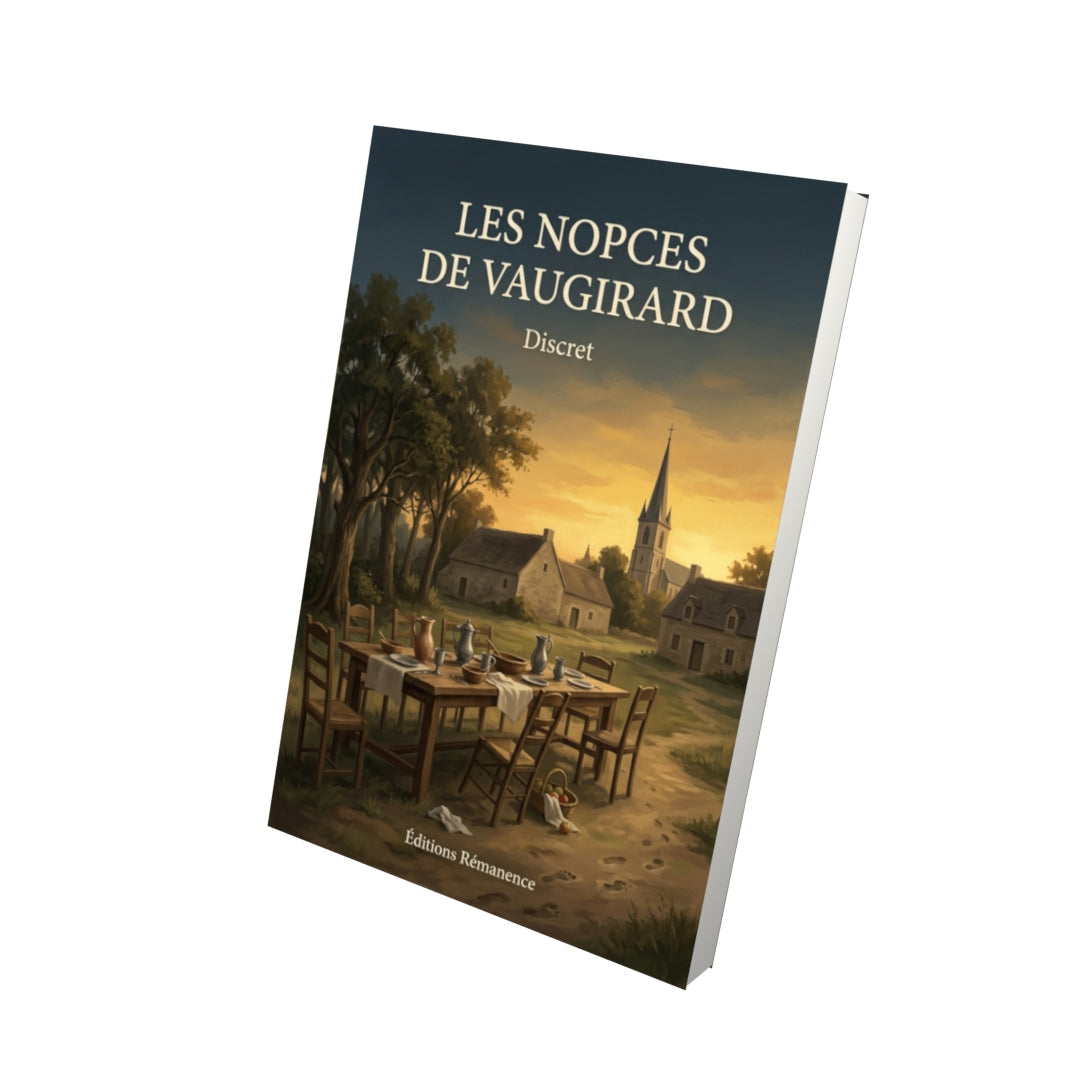 Livre Les nopces de Vaugirard par Discret - Vue 3D - Editions Remanence