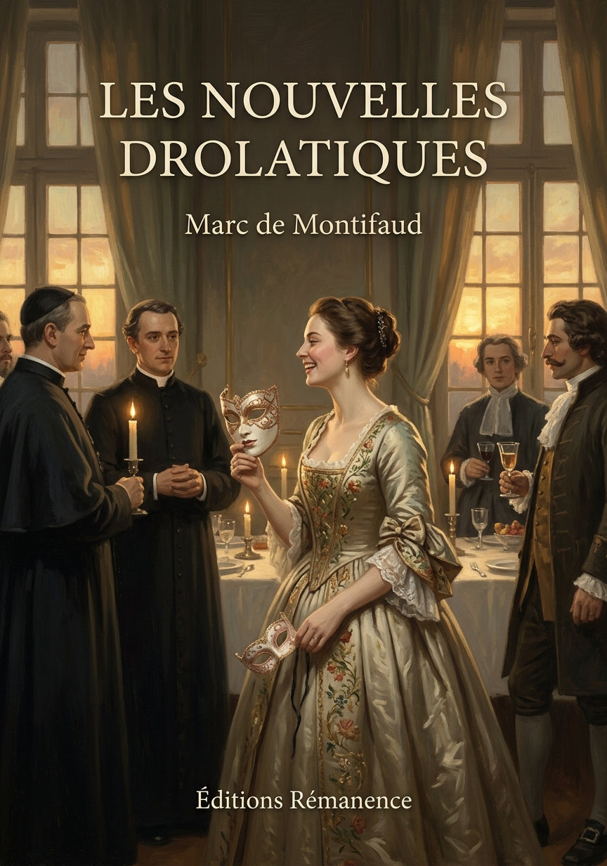 Livre Les Nouvelles drolatiques par Marc de Montifaud - Couverture - Editions Remanence