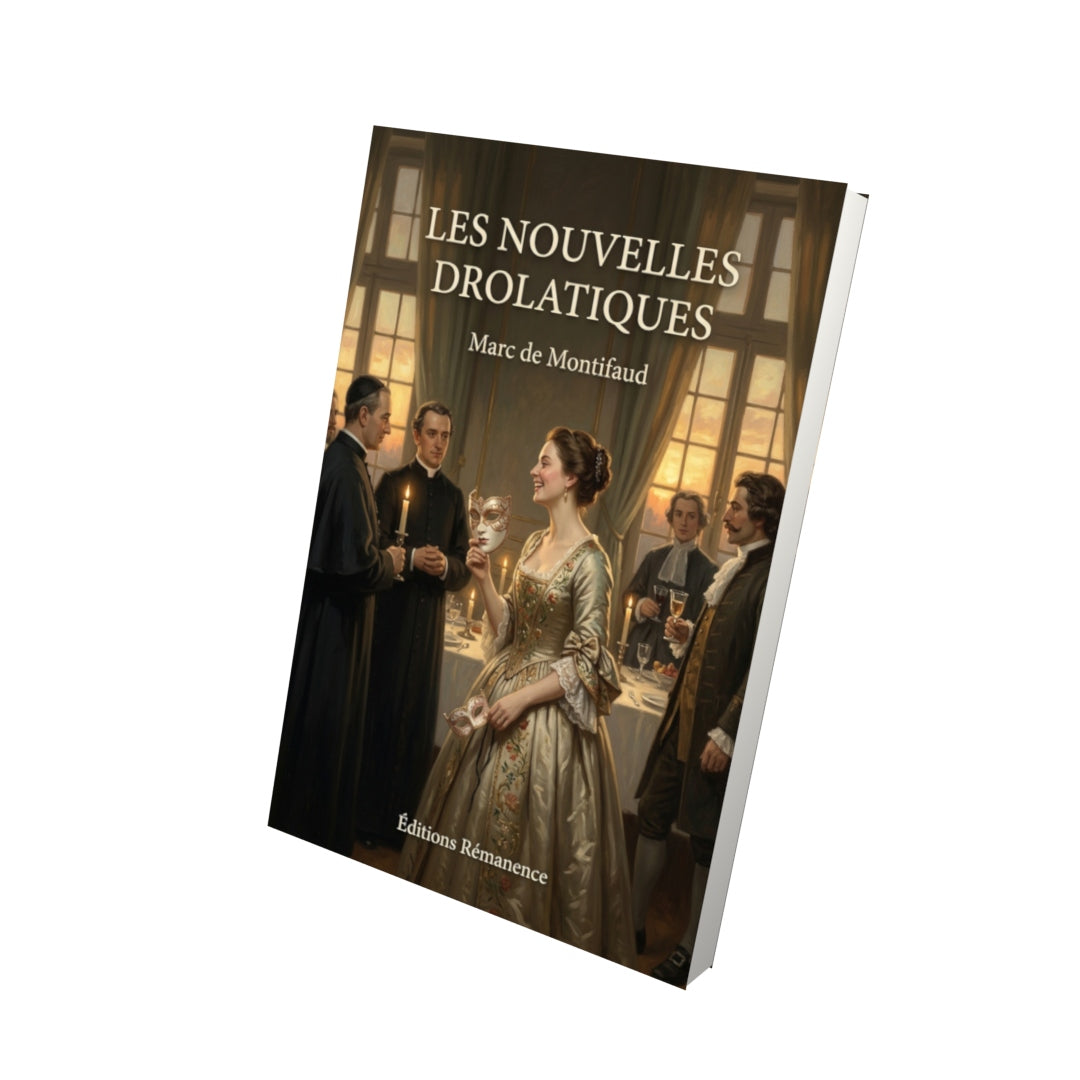 Livre Les Nouvelles drolatiques par Marc de Montifaud - Vue 3D - Editions Remanence
