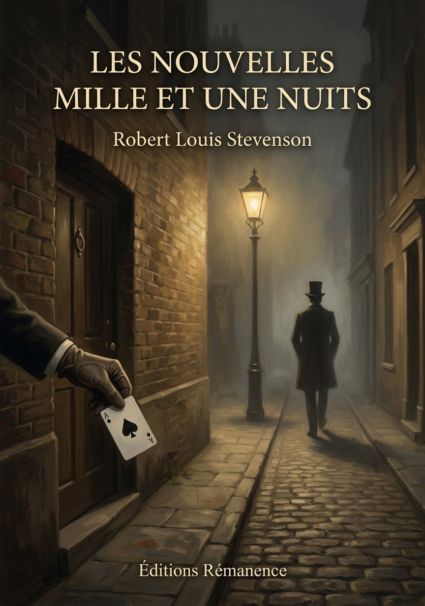 Livre Les Nouvelles Mille et Une Nuits par Robert Louis Stevenson - Couverture - Editions Remanence