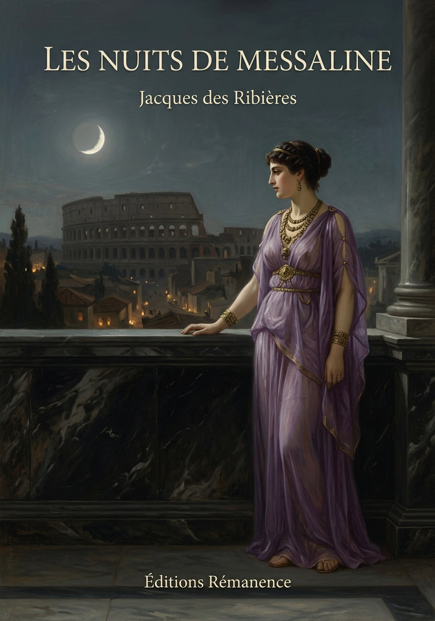 Livre Les Nuits de Messaline par Jacques des Ribières - Couverture - Editions Remanence