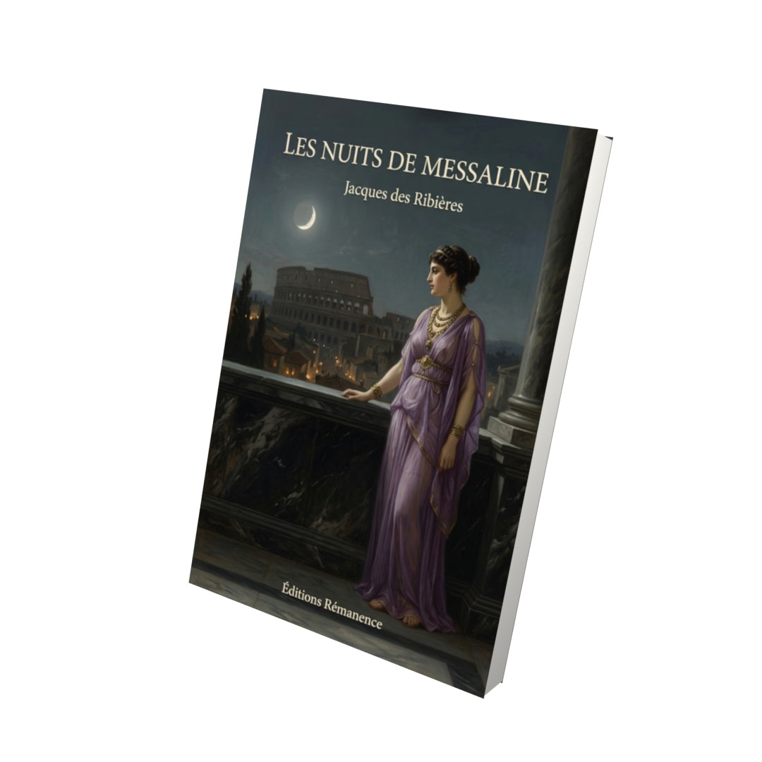 Livre Les Nuits de Messaline par Jacques des Ribières - Vue 3D - Editions Remanence