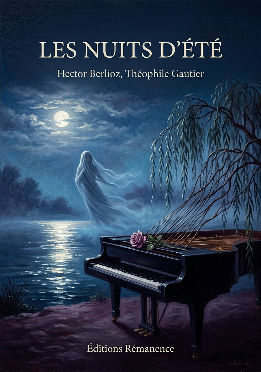 Livre Les nuits d’été par Hector Berlioz, Théophile Gautier - Couverture - Editions Remanence