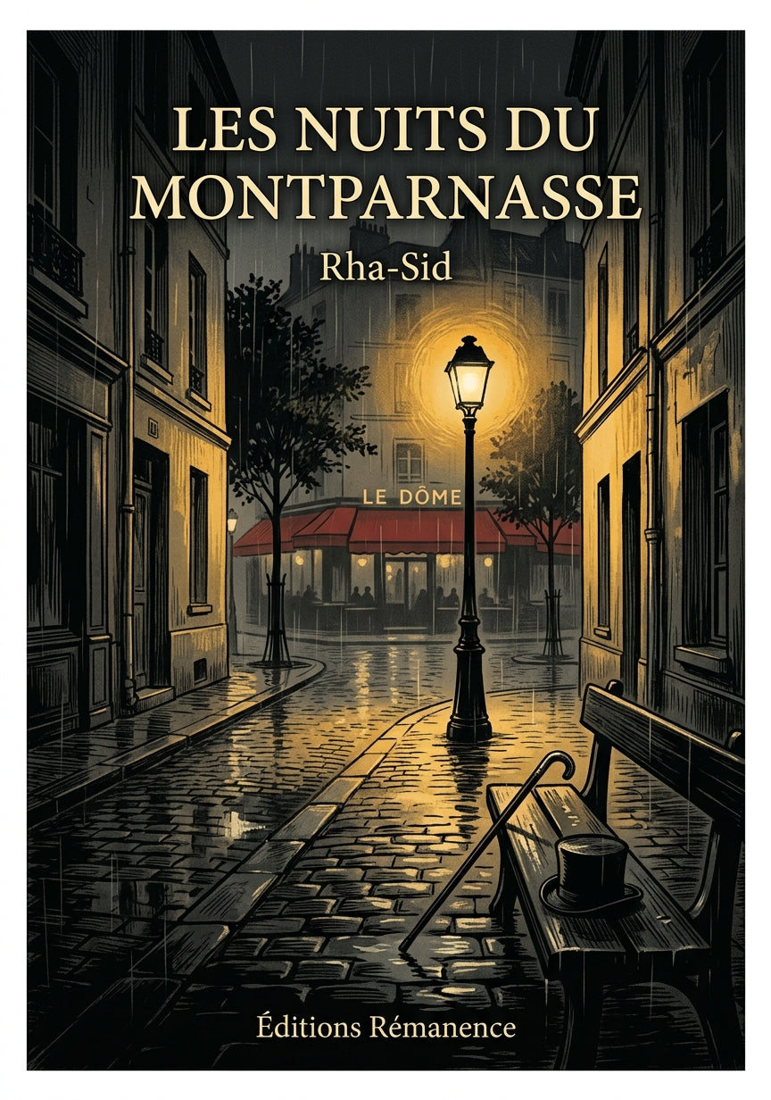Livre Les Nuits du Montparnasse par Rha-Sid - Couverture - Editions Remanence