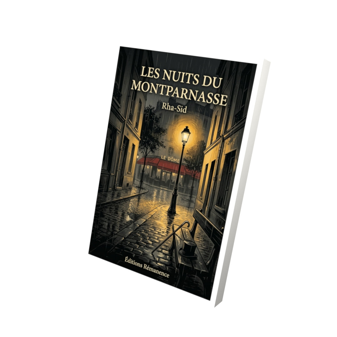 Livre Les Nuits du Montparnasse par Rha-Sid - Vue 3D - Editions Remanence
