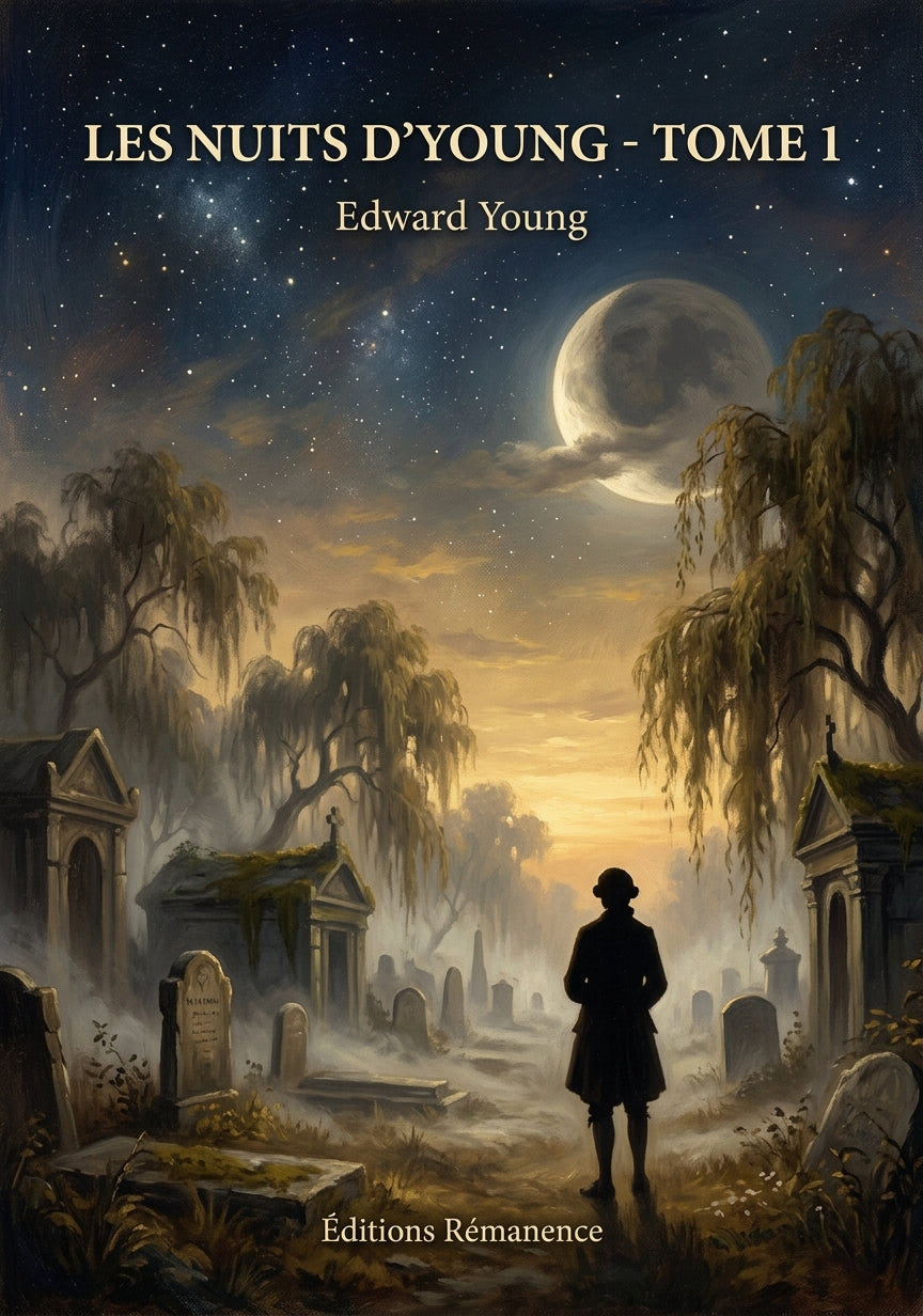 Livre Les Nuits d’Young - Tome 1 par Edward Young - Couverture - Editions Remanence