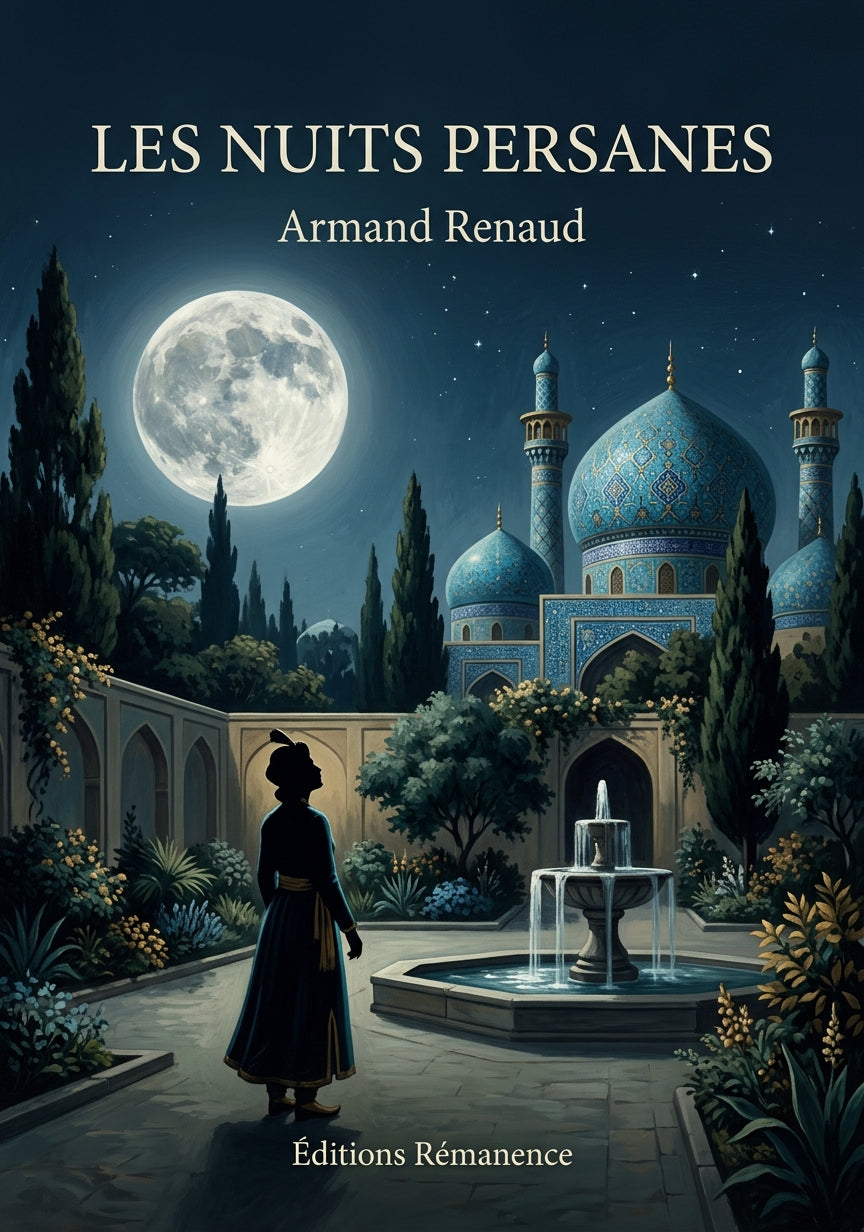 Livre Les Nuits persanes par Armand Renaud - Couverture - Editions Remanence