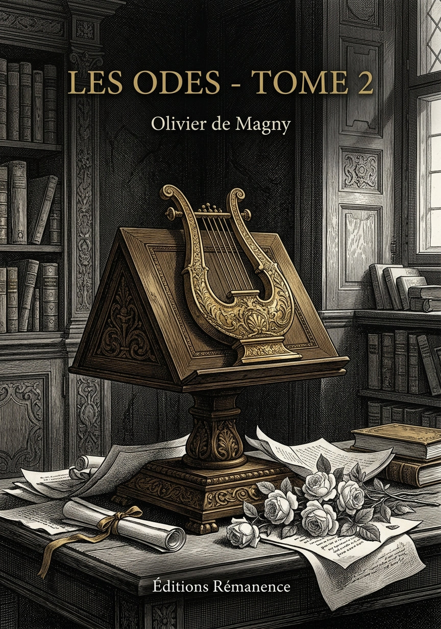 Livre Les Odes - Tome 2 par Olivier de Magny - Couverture - Editions Remanence